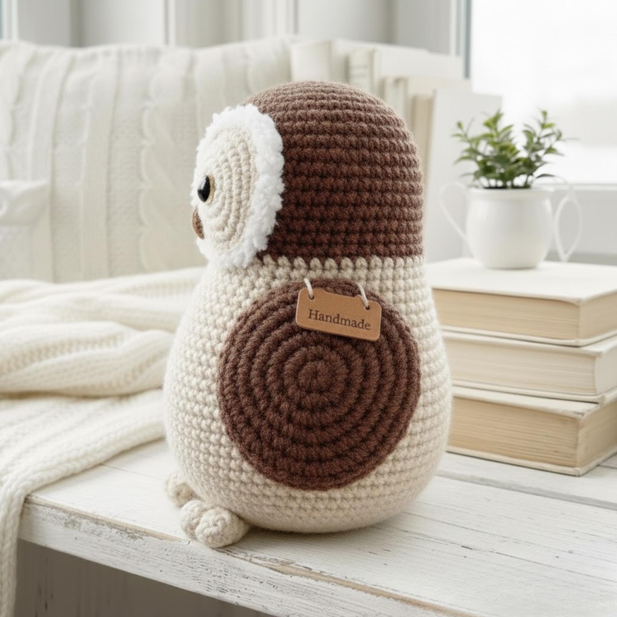 Amigurumi Crochet Owl Pattern | Plush Woodland Toy (PDF Digital Download)