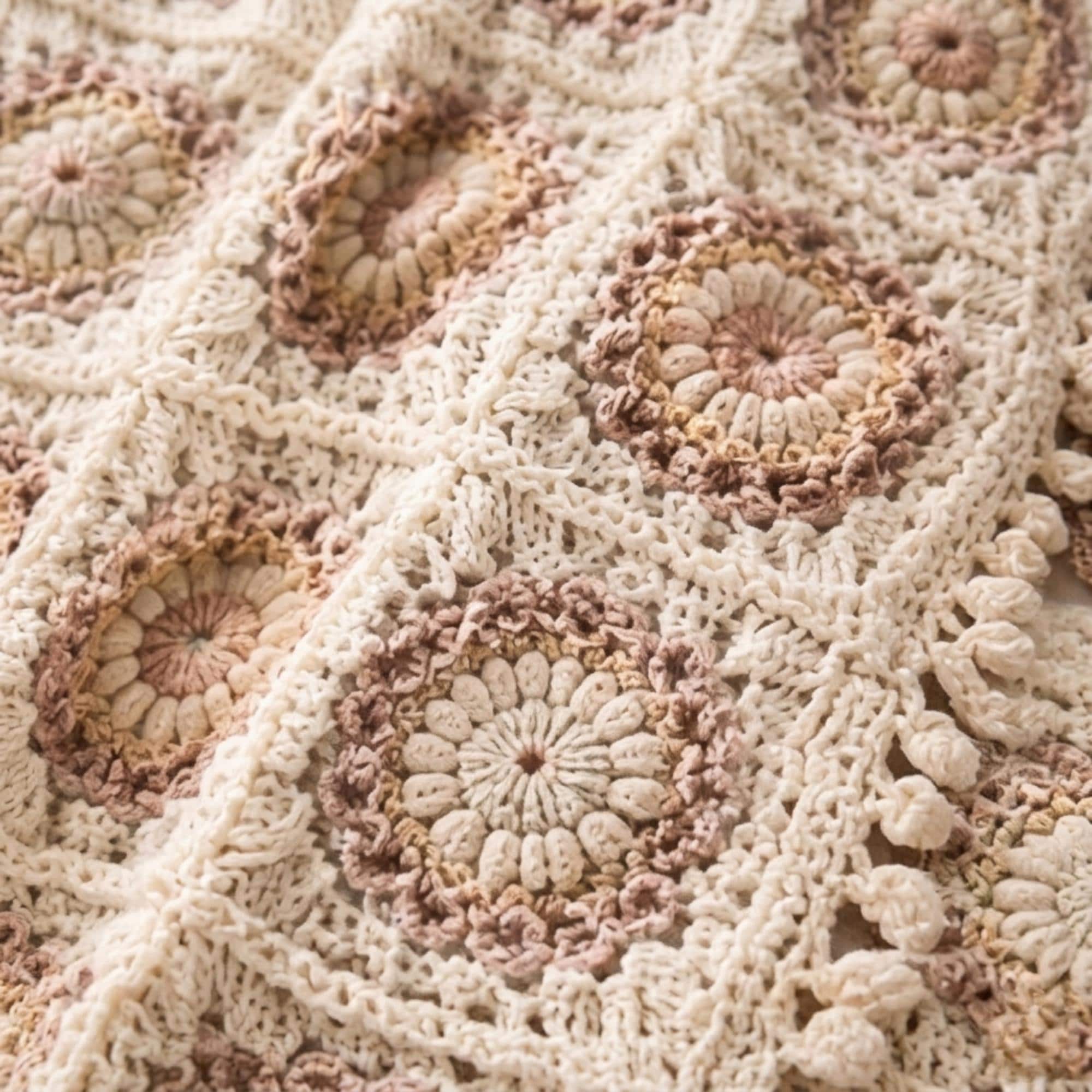 Crochet Baby Blanket Pattern PDF - Heirloom Style Afghan - Instant Download Digital Pattern - Beginner Friendly Crochet Instructions