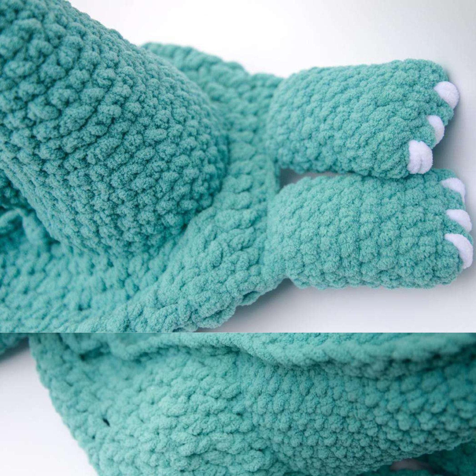 Crochet Alan the Alligator Amigurumi Lovey Pattern | Digital PDF