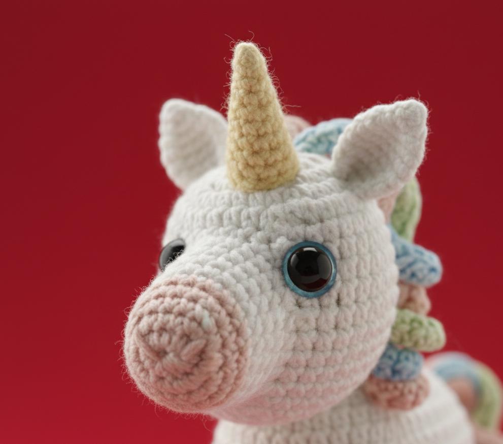 Beginner Crochet Unicorn Pattern – Instant PDF – Easy Unicorn Amigurumi Tutorial – Crochet Toy DIY