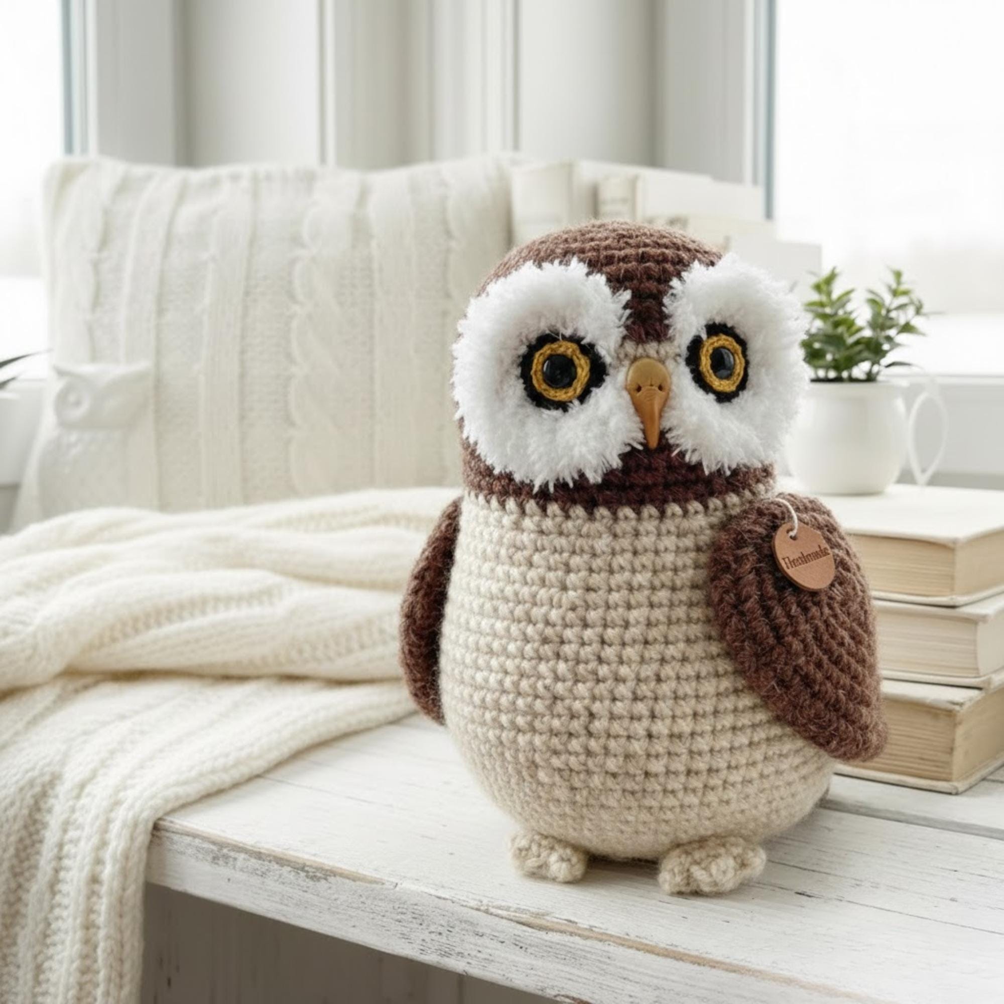 Amigurumi Crochet Owl Pattern | Plush Woodland Toy (PDF Digital Download)